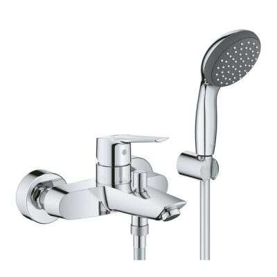 Grohe-IS Grohe Quickfix Start Badearmatur inkl. Brauseset, chrom