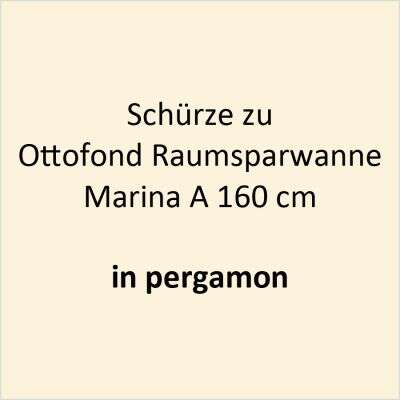 Ottofond Ottofond Schürze für Raumsparwanne Marina A 160 pergamon